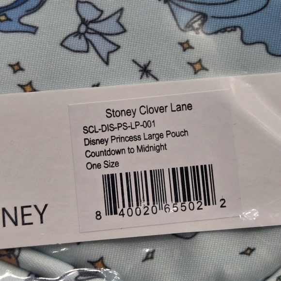 Stoney Clover Lane Disney Princess Countdown to Midnight Cinderella Large Pouch - Picture 6 of 8